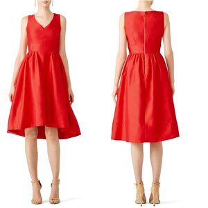 Kate Spade New York Red Heridage Silk Dress Party Wedding Prom Sz 8